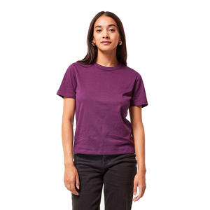 Camiseta de entrenamiento físico para gimnasio 2025 para mujer, ropa de entrenamiento de manga corta absorbente para el sudor, camiseta ecológica - Product Image 1