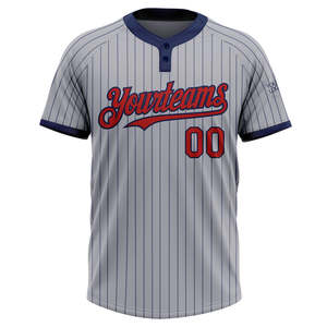Uniformes de béisbol en blanco con impresión digital, venta al por mayor, camiseta de béisbol de malla por sublimación personalizada, camiseta de béisbol profesional para adultos - Product Image 4