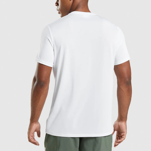 T-shirts à col arrondi imprimé de logo de sport en gros T-shirt de sport vierge de haute qualité T-shirts personnalisés simples pour les hommes - Product Image 3