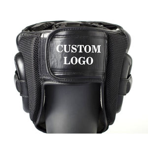 Protège-tête de boxe en cuir véritable de qualité supérieure au design personnalisé en stock - Product Image 4