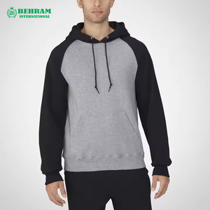 Sweat à capuche unisexe BSCI, fabricants de vêtements, logo personnalisé, 100% coton molletonné/éponge française, respirant, séchage rapide, poids lourd - Product Image 2