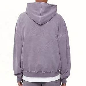 Sudaderas con Capucha Unisex de Poliéster/Algodón Ecológicas, Impermeables, Transpirables, con Bolsillo, de Alta Calidad para Hombre y Mujer, en Negro y Gris, Personalizables - Product Image 4