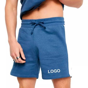 T-shirts et shorts à séchage rapide 100% coton pour hommes, ensembles de t-shirts et de shorts de sport avec impression personnalisée et logo pour hommes, vente en gros de produits bon marché - Product Image 2