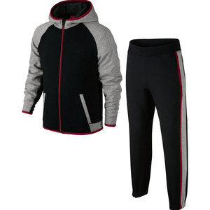 Conjunto de chándal elegante para hombre con chaqueta con cremallera y pantalones a juego perfectos para gimnasio jogging entrenamiento deportes al aire libre y OEM - Product Image 6