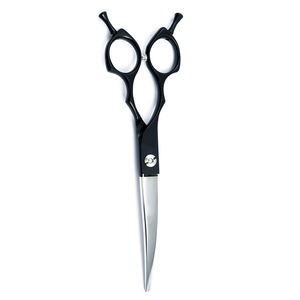 กรรไกรตัดขนสัตว์เลี้ยงแบบใบมีดโค้งมีคมด้ามจับสีดำกรรไกรตัดขนสัตว์เลี้ยงแบบสแตนเลส - Product Image 3