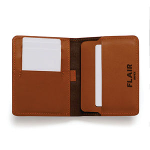 Slim y Classic MagFlap Cartera De Cuero Para Hombre marrón oscuro - Product Image 4