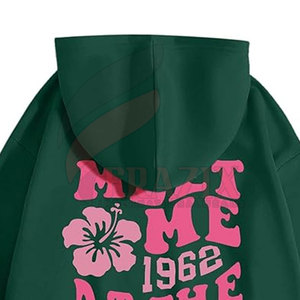 Sudadera con Capucha para Hombre, Estilo Moderno, Color Sólido, Estampado Puff, 100% Algodón, Casual, Invierno, Hombros Caídos, Secado Rápido, Transpirable - Product Image 3