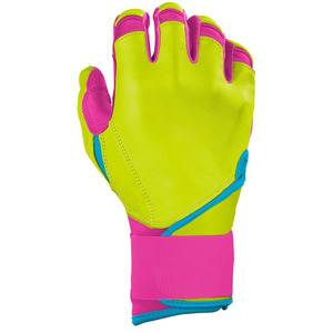 Gants de frappe de baseball en cuir véritable imperméables, design personnalisé, qualité professionnelle, avec sangle de poignet réglable - Product Image 2