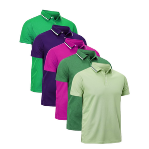 100% algodón personalizado para hombres para camisas bordado Logo verano suave camiseta de alta calidad transpirable secado rápido antiarrugas - Product Image 1