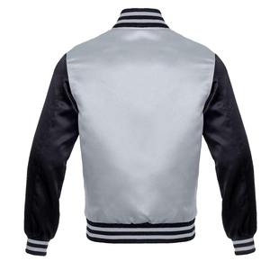 Veste universitaire en satin OEM/ODM Veste Letterman haut de gamme avec un design personnalisé et une livraison rapide - Product Image 5