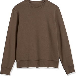 เสื้อสเวตเตอร์สวมหัวทำในบังคลาเทศของผู้ชายทรงหลวมและคอกลมมีสีทึบสำหรับการพิมพ์แบบกำหนดเอง - Product Image 6