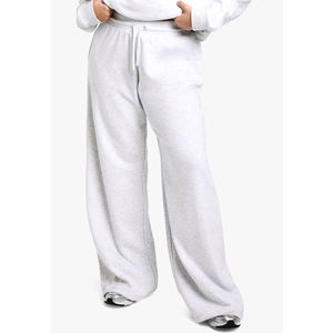 Nouveauté 2026 Pantalon de survêtement pour femme, qualité supérieure, décontracté, ample, 100% coton molletonné, coupe ample, style jogging - Product Image 3