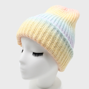 Hot Promotion Custom Knitted 100% <b>Wool</b> <b>Beanie</b> Hat for Men and Women Winter Acrylic <b>Beanie</b> with Bows Pattern for Beach Wear - Product Image 5