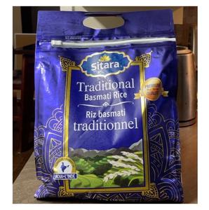 Arroz Basmati Sitara - Origen Portugal, Calidad Superior, Rico Aroma - Perfecto para Cocina Gourmet - Paquete de 10 kg - Product Image 1