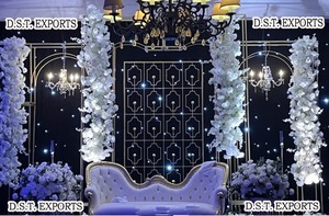 Top Wedding Stage Decoration Background <b>Frames</b> Attractive Wedding Stage Backdrop Stands <b>Arches</b> Arched Wedding Party Decoration - Product Image 2
