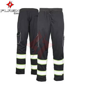Pantalón de Trabajo Industrial de Tela Personalizada, Ropa de Seguridad de Alta Visibilidad, Fluorescente, ANSI Clase 1, Impermeable - Product Image 3