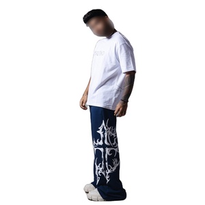 <b>Men's</b> Baggy Fleece Sweatpants Wholesale <b>Loose</b> <b>Fit</b> <b>Joggers</b> Casual Streetwear Pants - Product Image 5