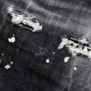 High Demanded Classic Dark Black Solid Winter Faded <b>Jeans</b> for <b>Men</b> Premium Stitching Elastic Waistband 100% Cotton Soft Stretch - Product Image 5