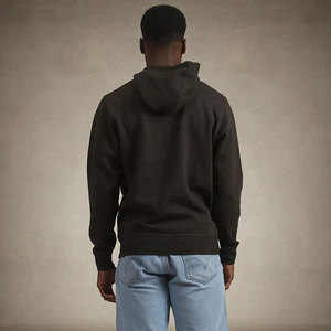 Men's Custom Sublimation Print Pullover Sweatshirt <b>Polyester</b> Cotton Blend <b>Hoodie</b> Streetwear Gymwear Winter Plain Dyed Design - Product Image 5