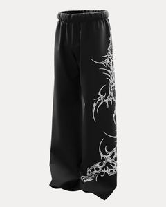 Pantalon à la mode, impression d'écran personnalisée, broderie de logo OEM, pantalon streetwear, pantalon ample droit, taille plus, pantalon ample pour homme - Product Image 4