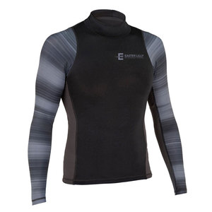 Camiseta deportiva de compresión fabricada en Pakistán con protección contra erupciones cutáneas de manga larga para hombres, ideal para deportes activos y entrenamiento en el gimnasio. - Product Image 1