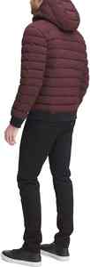2025 Latest Design Men's XL Size Puffer Bomber Jacket High Quality <b>Winter</b> <b>Coat</b> <b>Hooded</b> Collar Fashionable Fabric Manufacturer - Product Image 3