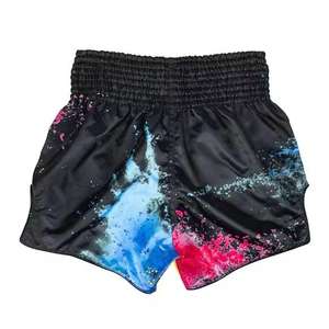 Offre Spéciale hommes 100% Polyester Short de boxe vêtements de sport décontractés motif solide taille élastique fermeture taille moyenne Type respirant - Product Image 2