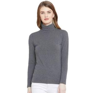 Señoras puro algodón liso HiNeck elegante pakistaní suave algodón HiNeck mujeres alta calidad damas manga larga HiNecks puro algodón - Product Image 6