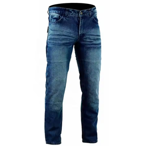 กางเกงยีนส์ขี่มอเตอร์ไซค์สีน้ำเงินทนทาน - Product Image 2