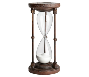 Aluminium Handmade Metal Glass <b>Hourglass</b> <b>Sand</b> Timer with Customizable <b>Sand</b> Color-Gift for Home Kitchen & Office Desk - Product Image 6