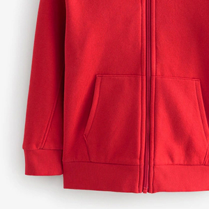 Sweat à capuche pour garçons au design décontracté et tendance, avec logo personnalisable, fermeture éclair, prix avantageux pour les acheteurs en gros, streetwear - Product Image 3