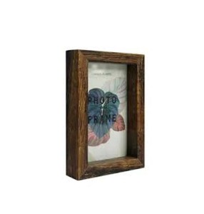 Alta calidad personalizar 3D flores profundas vitrina mesa superior madera maciza memoria caja marco arte sombra caja - Product Image 2