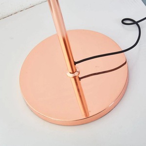 Lampadaire en tissu blanc en forme de champignon pour la décoration intérieure de salon de luxe moderne, élégant, support doré LED pour la maison et le bureau - Product Image 6