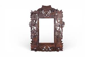 MARCO DE ESPEJO DE MADERA, Marco de Espejo Vintage, Accesorio Decorativo, Decoración Artesanal para el Hogar, Espejo de Diseño a Precio de Mayoreo - Product Image 4