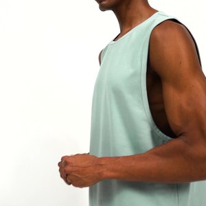 GCWAVE vêtements de sport cropped oversize t shirt hommes débardeurs sport sweat pour homme mode tissu sweatshirts - Product Image 3