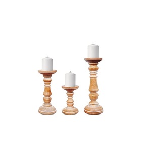Home And Wedding Decor <b>Outdoor</b> For Indoor Custom Wooden <b>Candle</b> <b>Holder</b> Best Price Handmade Product Best Selling Wood <b>Candle</b> Stand - Product Image 3
