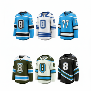 Maillot de lacrosse unisexe pour adultes en gros, personnalisable avec nom d'équipe, logo, numéro, respirant, séchage rapide, impression numérique, 100% polyester, 260g, OEM - Product Image 2