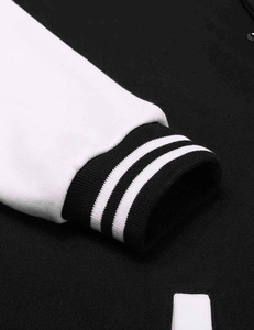 Venta al por mayor tendencia Streetwear acolchado Varsity chaqueta cómoda de moda transpirable Casual prendas de vestir exteriores para el invierno de punto - Product Image 6