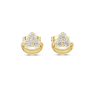 Boucles d'oreilles diamant coupe testeur de diamant Moissanite S925 argent pour femmes boîte à bijoux lettre en argent Sterling - Product Image 6