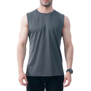 Camiseta sin mangas para hombre, chaleco deportivo sin mangas, tela transpirable, suave y cómoda para gimnasio, entrenamiento, correr, ropa informal de verano - Product Image 1