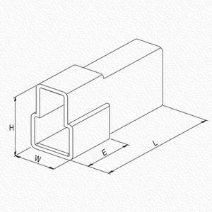 Conector Hembra de Latón de 2 Pines Tipo T con Carcasa de Nailon para Cableado Industrial - Product Image 1