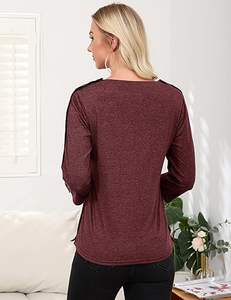 เสื้อเชิ้ตแขนยาวสำหรับฟื้นฟูการผ่าตัดหลังการผ่าตัดเข้าท่าคีโมแบบเปิดชายและหญิงเสื้อเชิ้ตใส่สบาย - Product Image 4