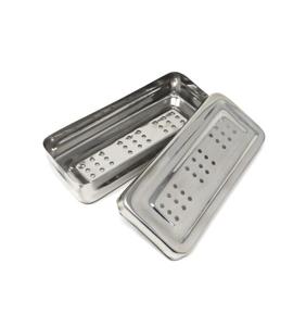 Caja de instrumentos quirúrgicos perforados de acero inoxidable 10x5 - Product Image 4