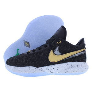 Zapatos Nike Lebron XX GS para niños Color: Negro/Dorado Metálico/Blanco 100% auténtico - Product Image 1