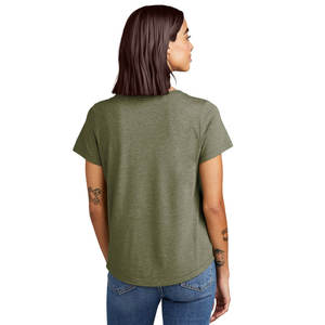 เสื้อยืดคอกลมผ้าฝ้ายพีมา 100% สำหรับผู้หญิง - Product Image 2