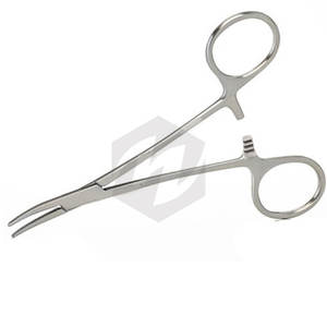 Fórceps hemostáticos para mosquitos Premium 4 3/4 "Abrazaderas quirúrgicas para mano izquierda Instrumentos médicos Uso de primeros auxilios dentales Abrazadera de bloqueo - Product Image 5
