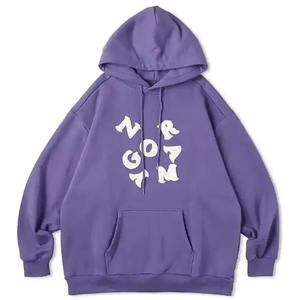 Sudadera con capucha pesado de algodón con estampado de soplo de alta calidad para hombre, jersey de lujo con estampado personalizado de gran tamaño, sudaderas con capucha de algodón 100% para hombre - Product Image 4