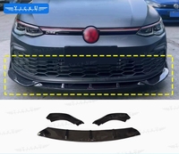 YICKU Kit Carrosserie en Fibre de Carbone Sec pour Golf 8 GTI Style TAKD : Lame Avant, Diffuseur Arrière, Canards, Jupes Latérales, Spoiler Noir