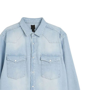 Chaquetas de Mezclilla para Hombre Hechas a Medida de la Mejor Calidad con Cuello Alto y Logotipo Frontal, 100% Algodón, Diseña la Tuya Propia, en Venta - Product Image 6