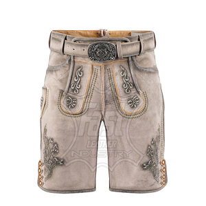 Servicio OEM, Diseño Personalizado al por Mayor, Pantalones Cortos Bávaros de Cuero, Nuevo Modelo, Pantalones Cortos Bávaros de Cuero Transpirables para Adultos - Product Image 1